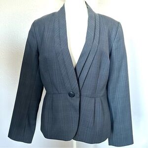 Pendleton Blazer, 100% Virgin wool, Grey-Blue color, size: 10 Petite